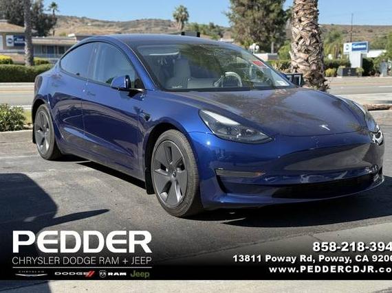 TESLA MODEL 3 2021 5YJ3E1EB1MF000966 image